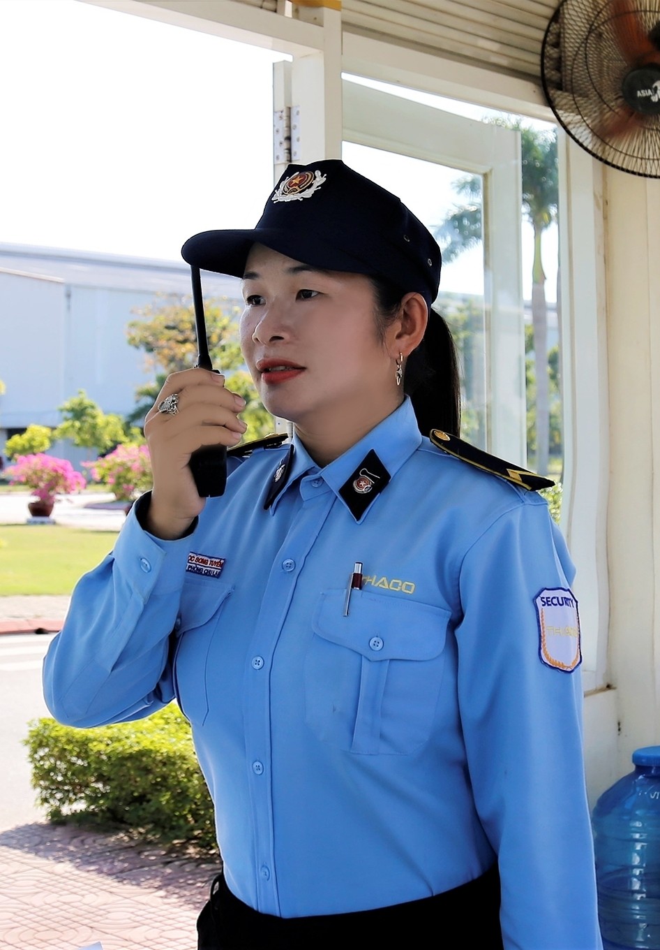 Bảo vệ Tân Định ứng dụng công nghệ hiện đại nâng cao hiệu quả dịch vụ an ninh